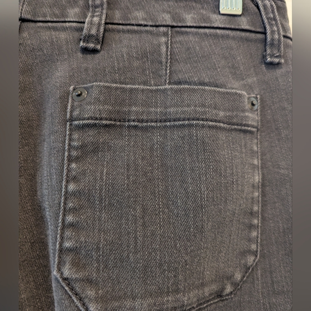 Banana Republic Limited Edition Black Flare Leg Petite Denim Jeans Sz 29/8P GUC - Picture 9 of 15